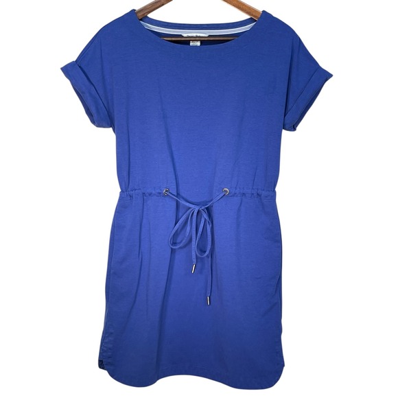 Tommy Bahama‎ XS Blue Drawstring Waist Short Sleeve T-Shirt Dress - Picture 1 of 8